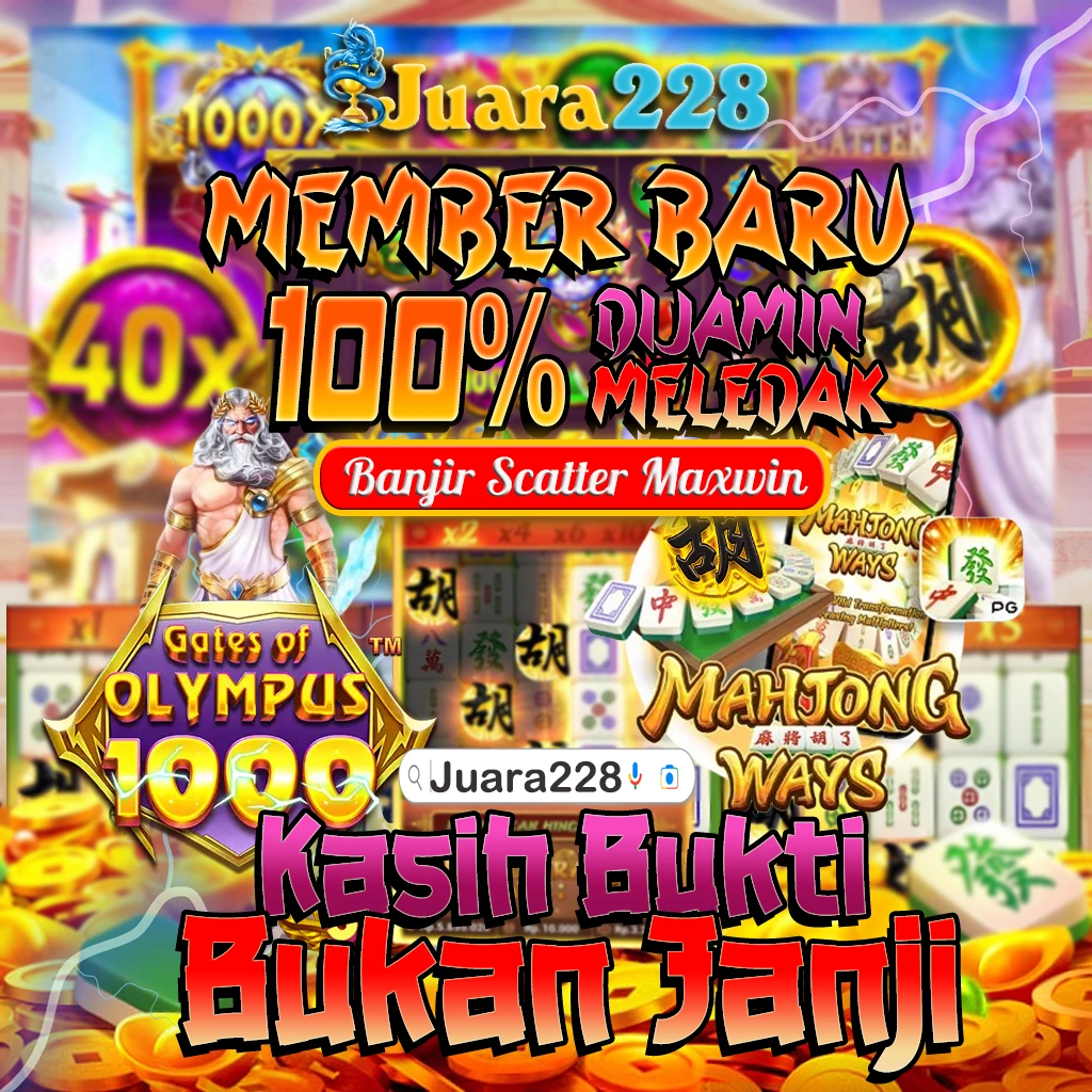 Juara228: Agen Slot Gacor Gampang Menang Hari Ini 2024 Mudah Maxwin